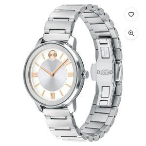Movado Bold Silver Ladies Watch